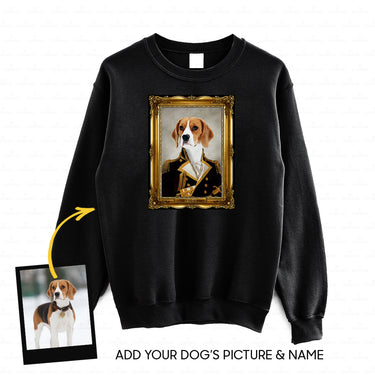 Personalized Dog Gift Idea - Royal Dog's Portrait 19 For Dog Lovers - Standard Crew Neck Sweatshirt